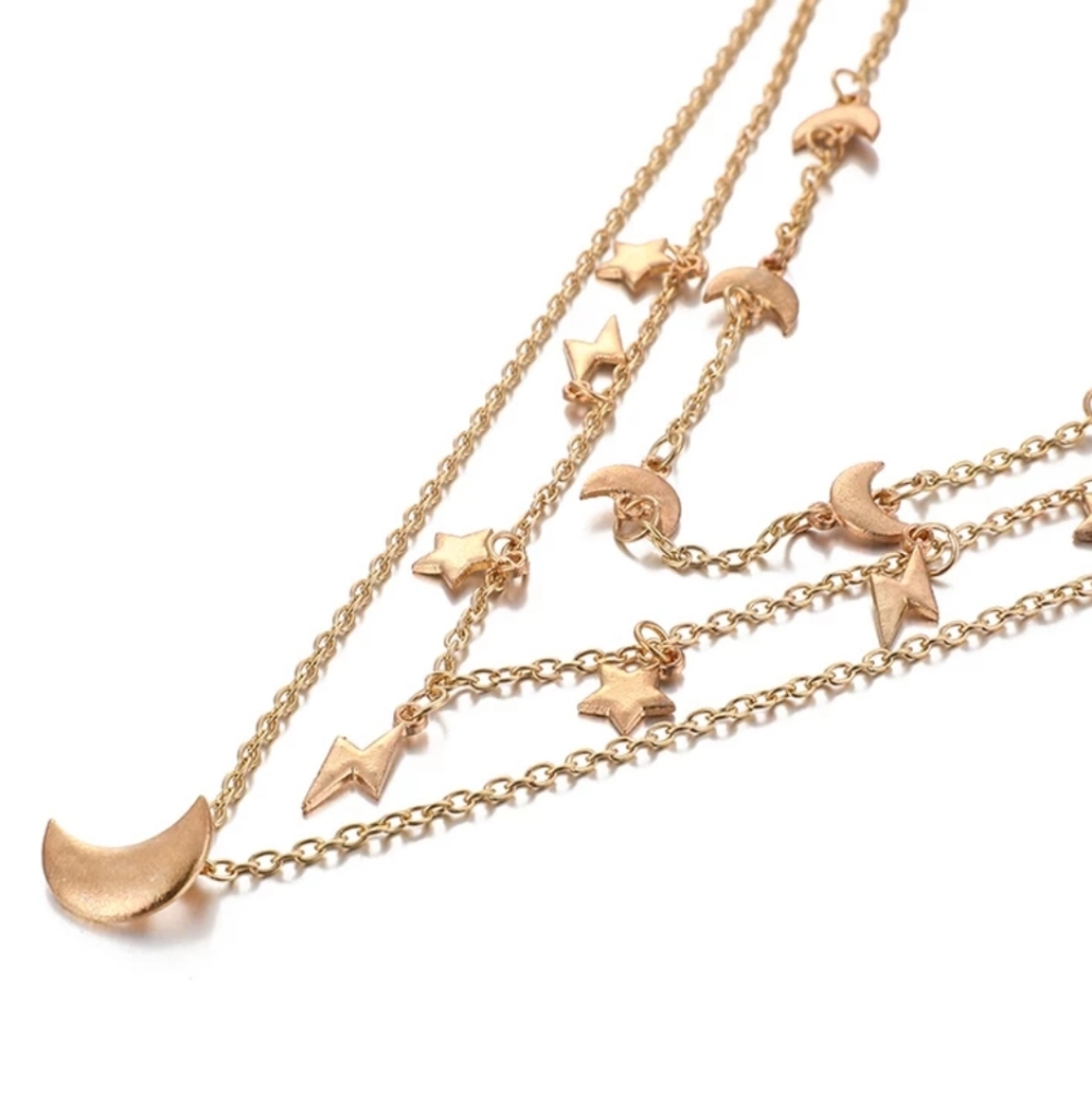 ☆Lianna☆ Cosmic Layered Necklace - Picture 4 of 6